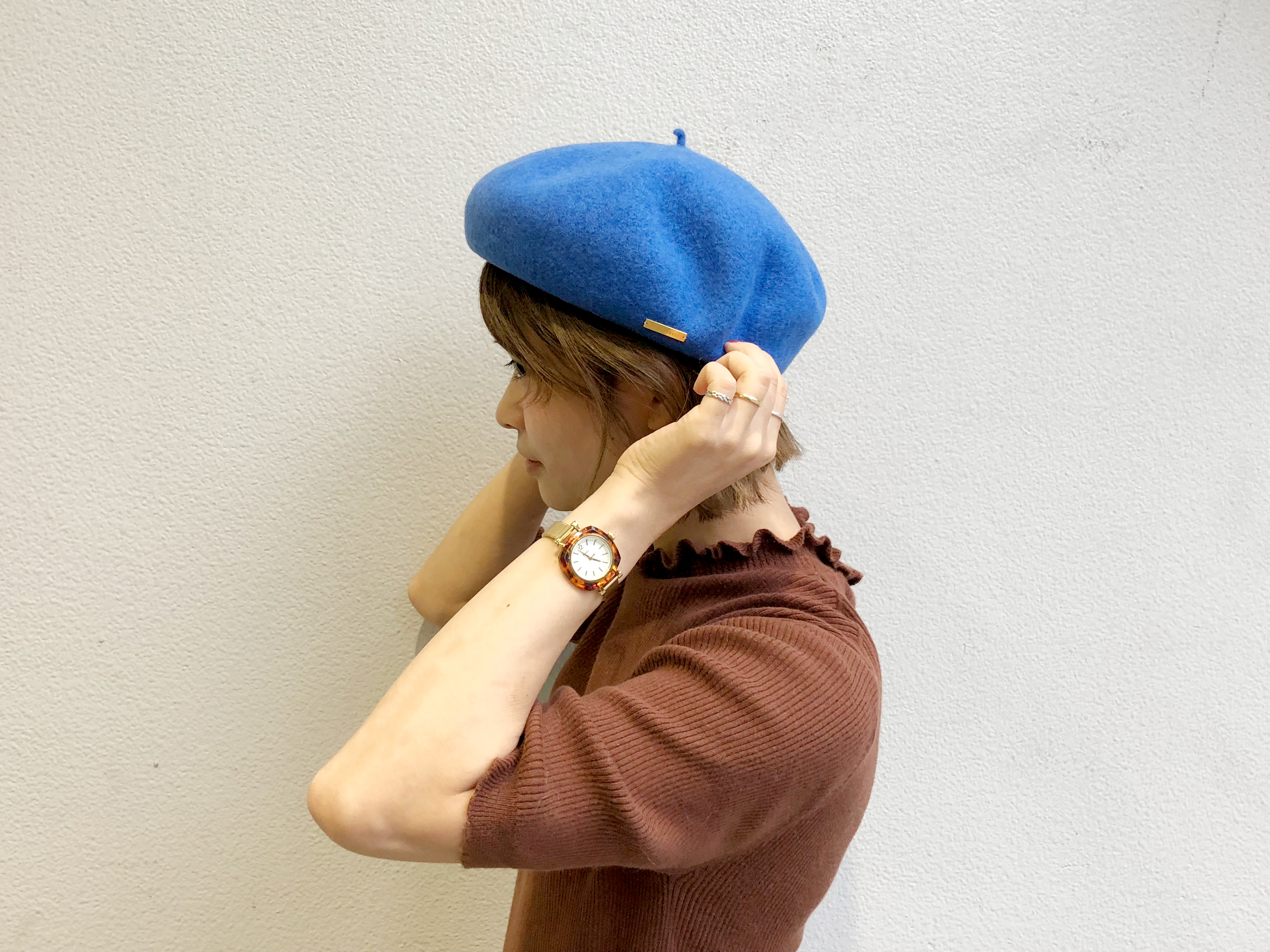 ベレー帽の被り方 ショートボブのヘアスタイル編 カオリノモリ